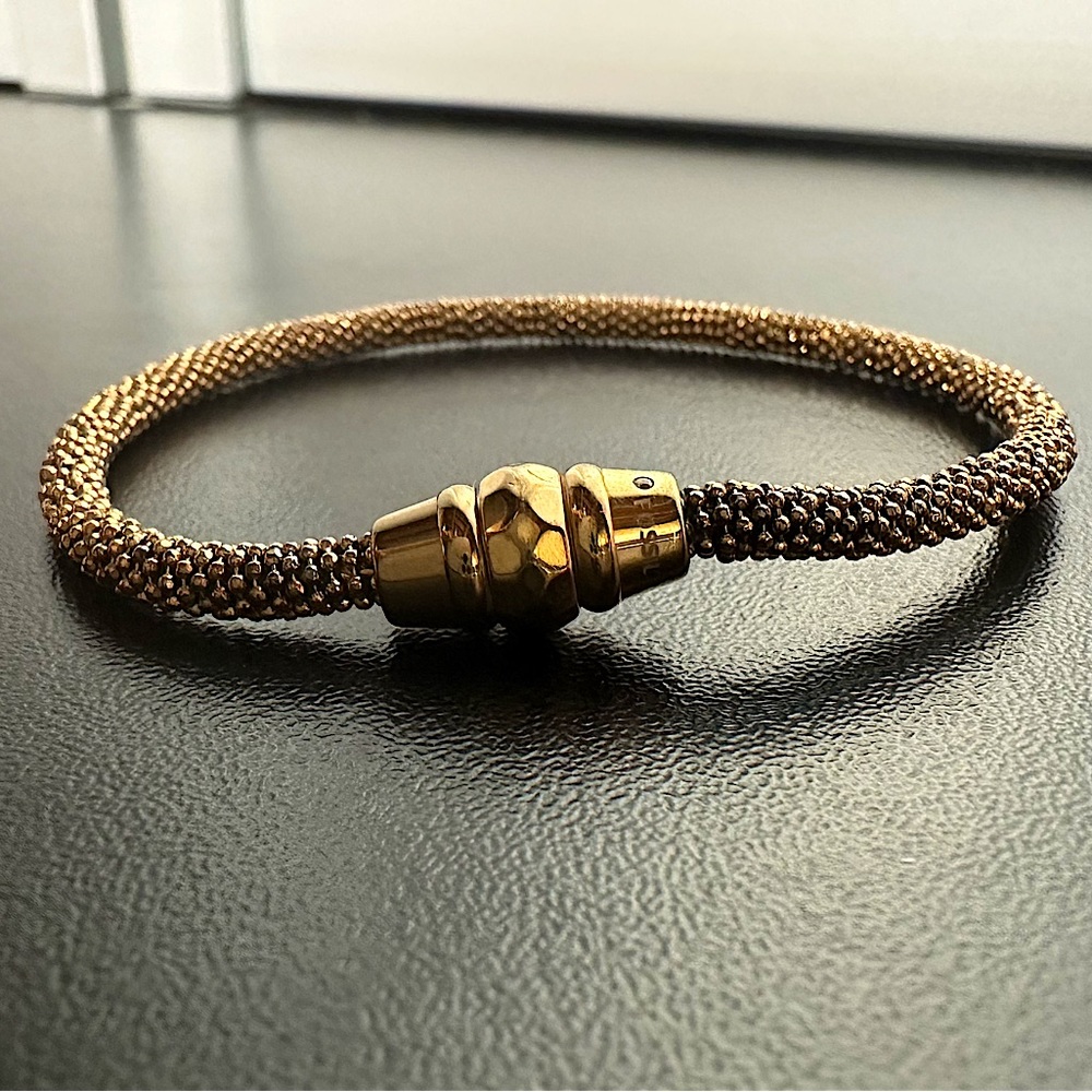Fossil Bracelet Steel Rose Gold Copper Tone